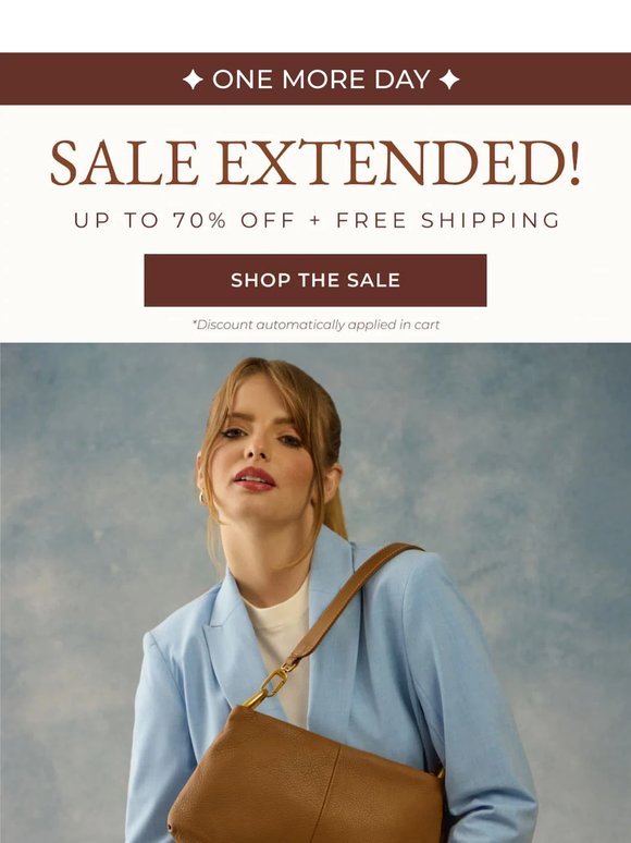 The Sale is BACK & We Added New Styles