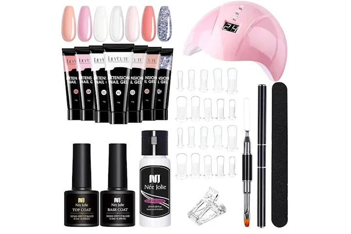 Poly Builder Gel Kit med UV-lampa