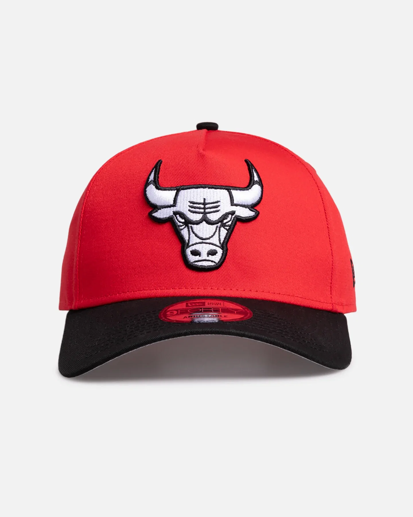 Image of New Era Chicago Bulls 'Two-Tone' 9FORTY A-Frame Snapback Red/Black