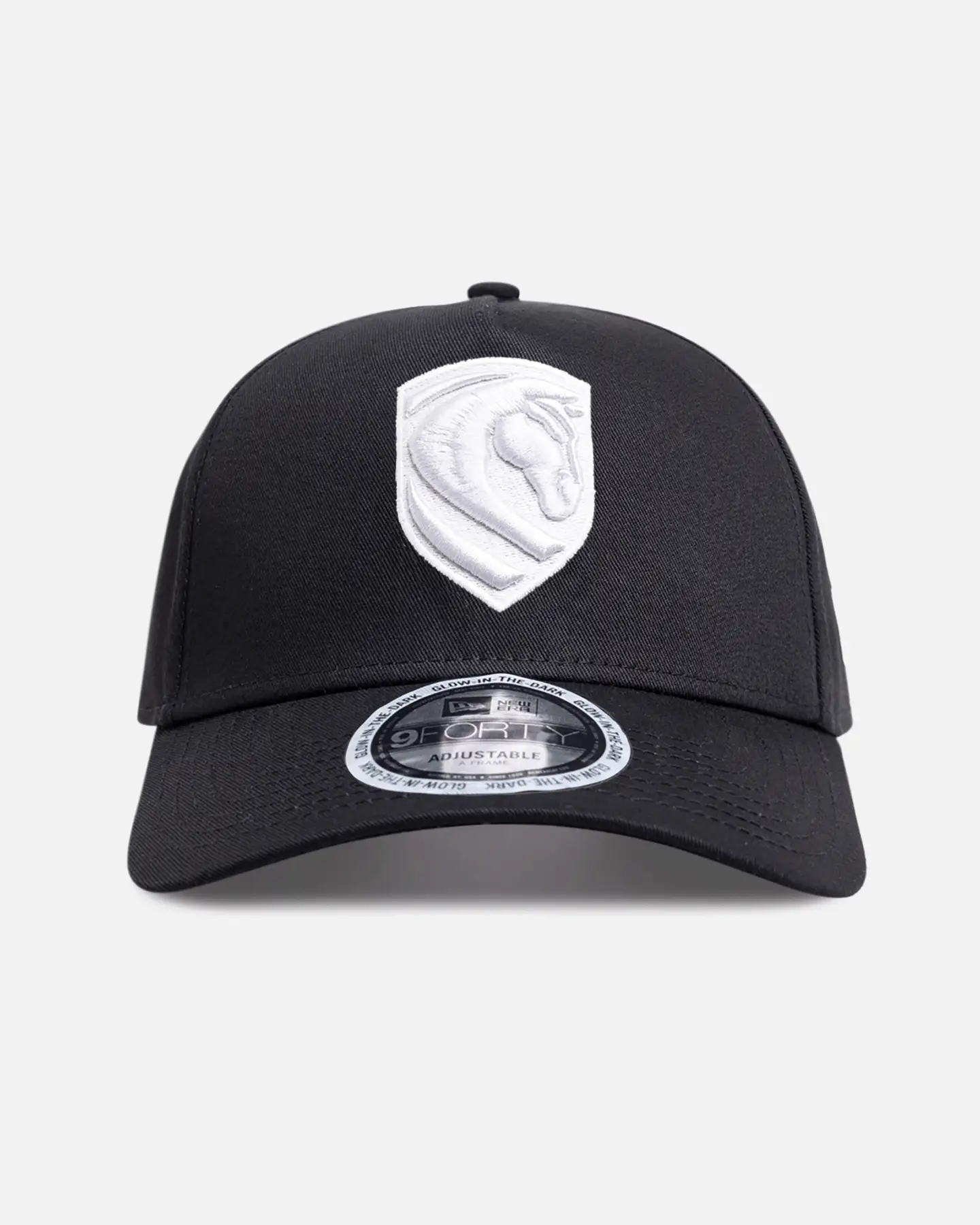 Image of New Era Brisbane Broncos 'NRL Glow In The Dark' 9FORTY A-Frame Snapback Black