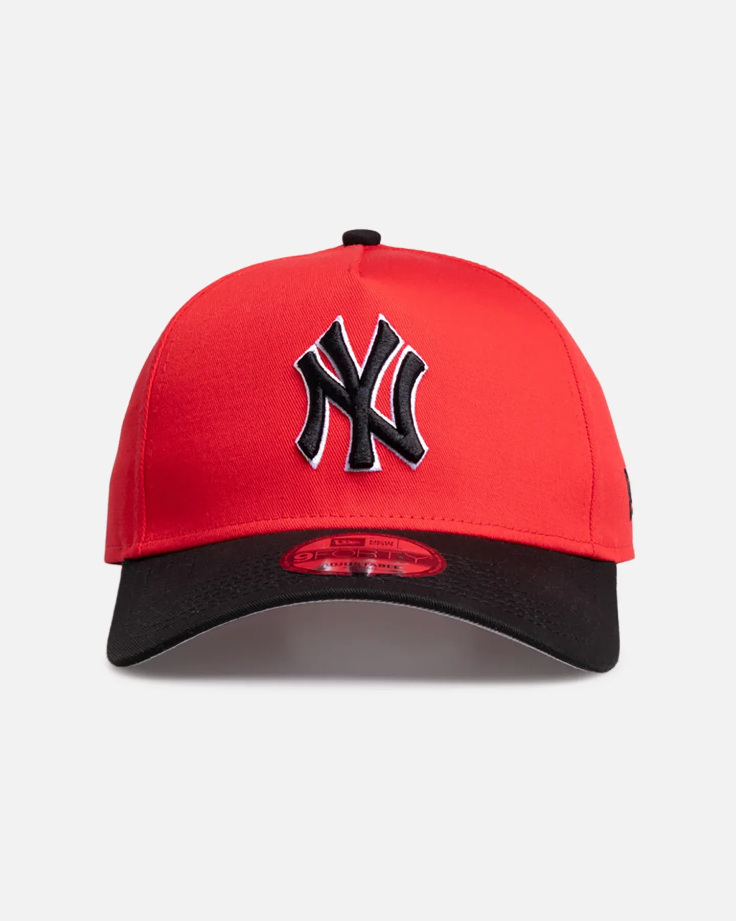 Image of New Era New York Yankees 'Two-Tone' 9FORTY A-Frame Snapback Red/Black