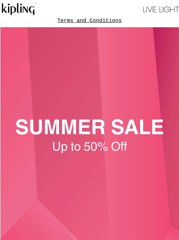 Summer Sale is here! Up to 50% OFF 🌼