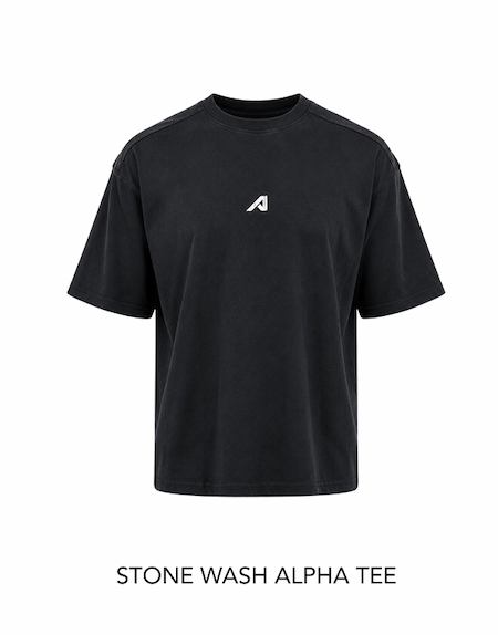 STONE WASH ALPHA TEE