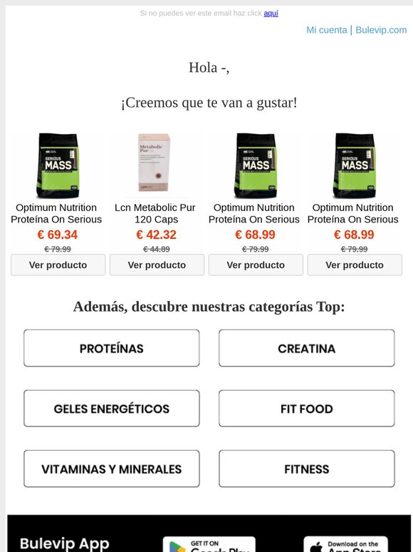 —, Tenemos algunas recomendaciones para ti