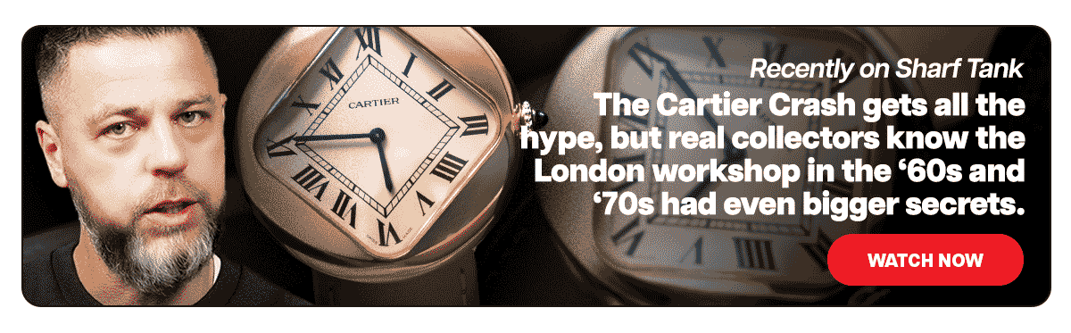 Sharf tank - The Cartier Crash gets all the hype, but real collectors know the London workshop in the ‘60s and ‘70s had even bigger secrets.
