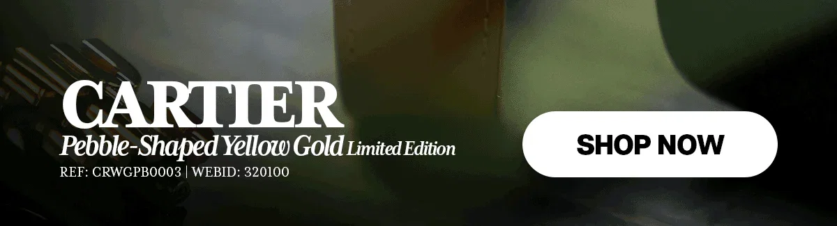 Shop now! Cartier Pebble-Shaped Yellow Gold Limited Edition