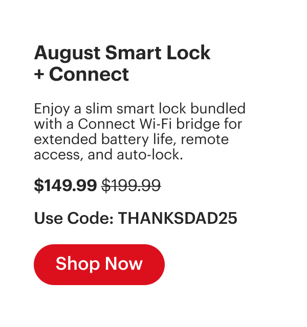 25% off Smart Lock