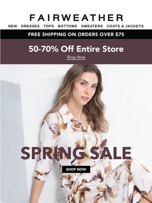 🍒 Spring Savings: 50-70% Off Site Wide