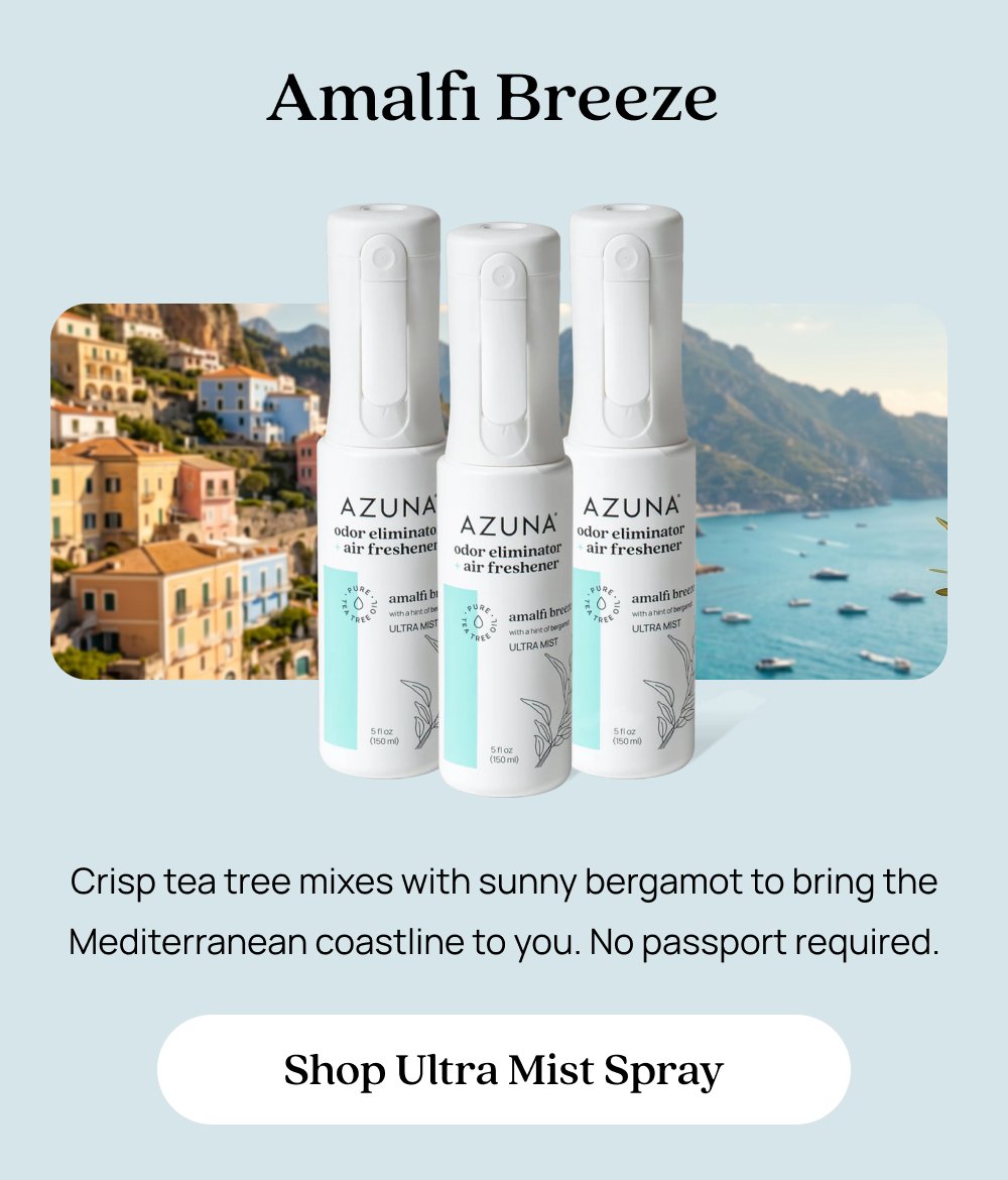 Amalfi Breeze Crisp tea tree mixes with sunny bergamot to bring the Mediterranean coastline to you. No passport required. Shop Ultra Mist Spray