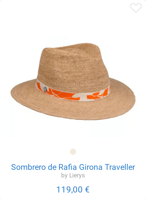 Sombrero de Rafia Girona Traveller by Lierys