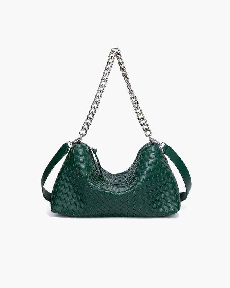 Chic Evening Woven Chain Shoulder Bag
