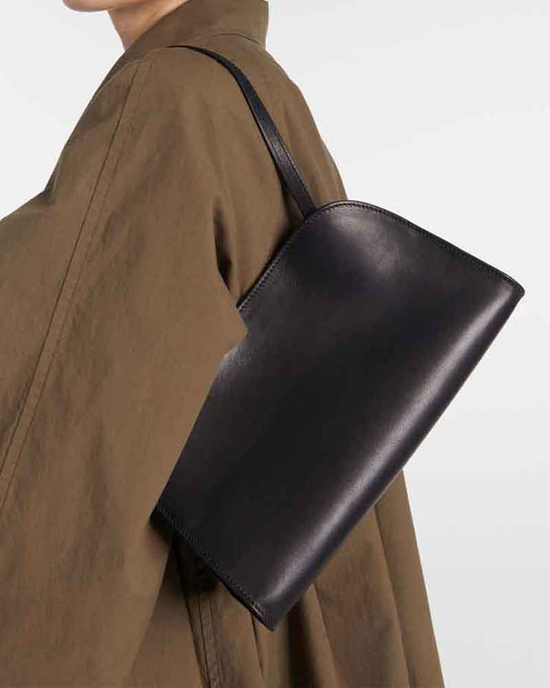 Urban Evening Minimalist Leather Shoulder Bag