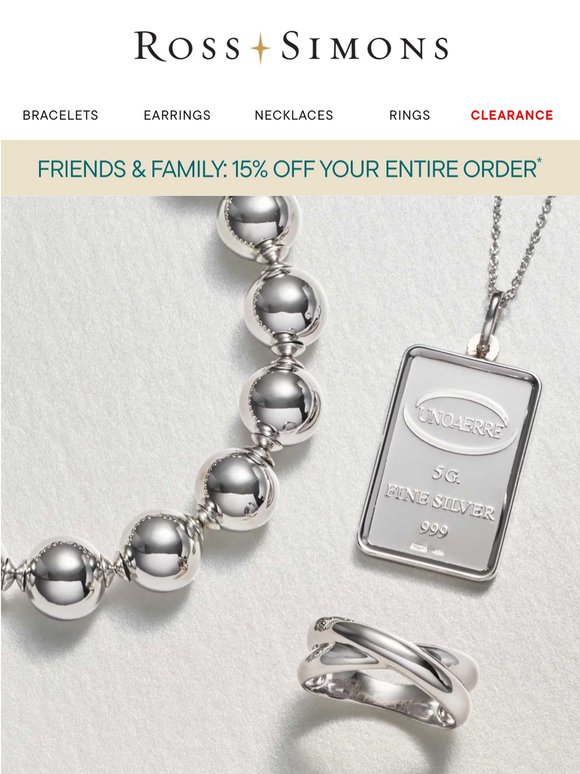 😎 Keep your cool in new sterling silver styles