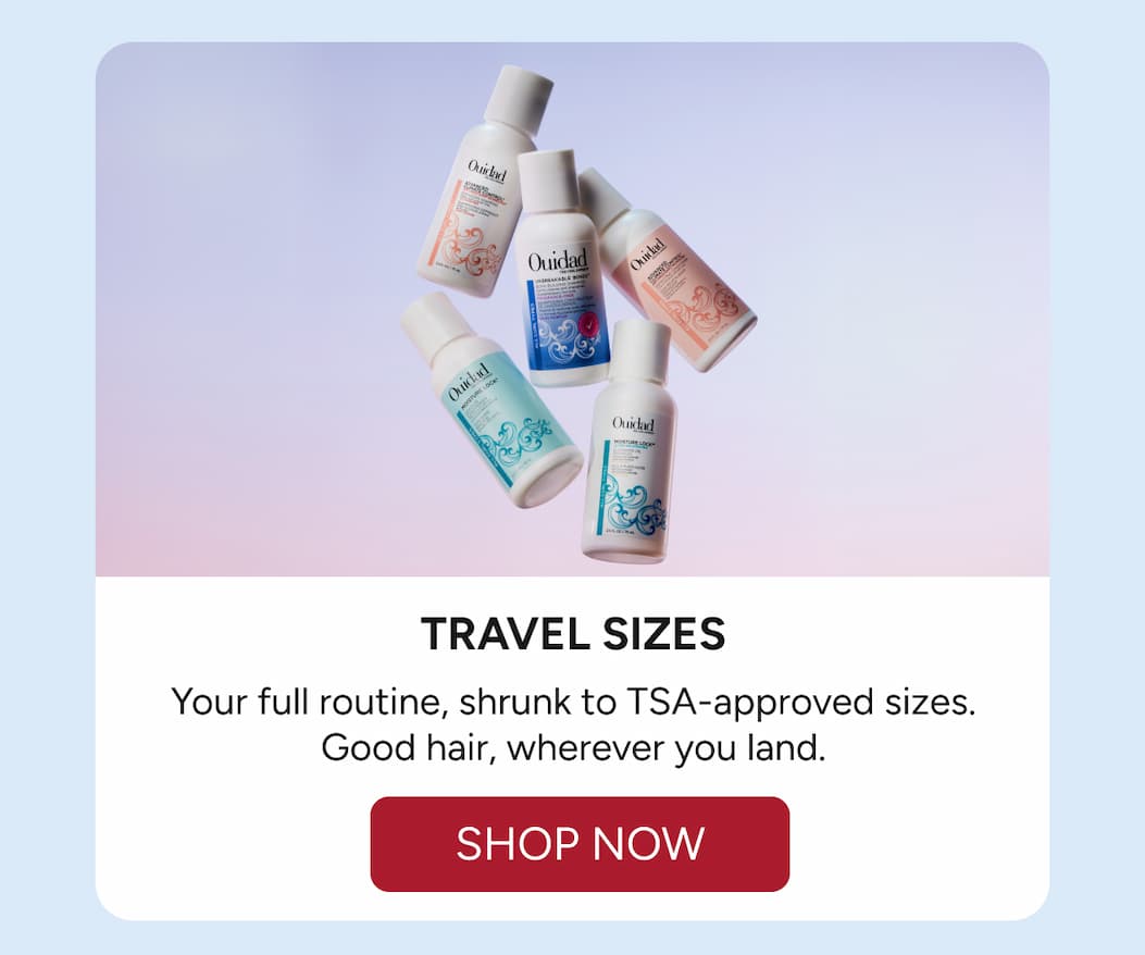 Travel Sizes - shrunk to TSA approved sizes