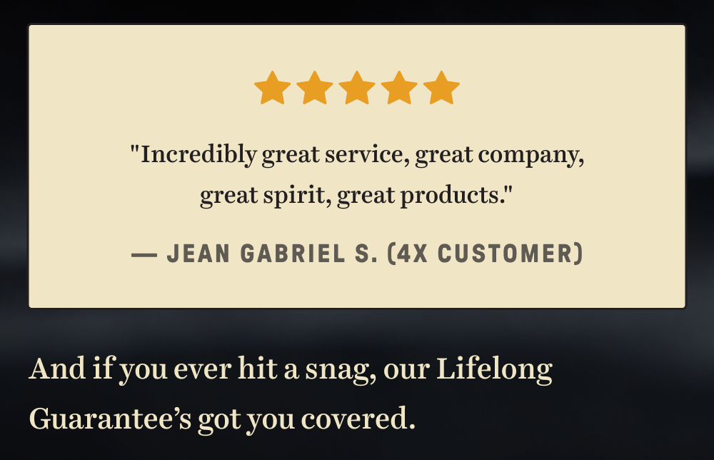 CUSTOMER REVIEW
