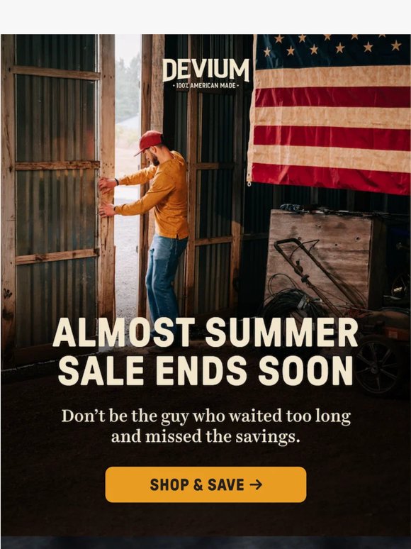 Ending Soon: Almost Summer Sale 🇺🇸 🇺🇸