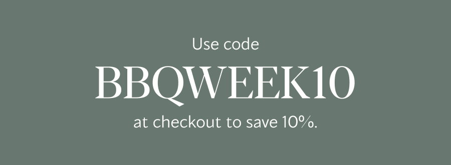 Use code BBQWEEK10 at checkout to save 10% 