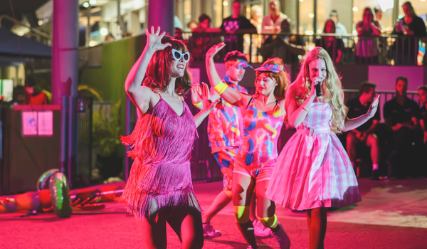 Love stage show performers dancing