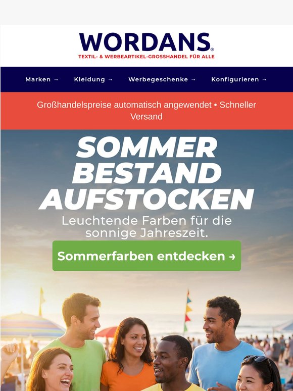 ☀️ SOMMERBESTAND AUFSTOCKEN | Frische Farben für die Saison