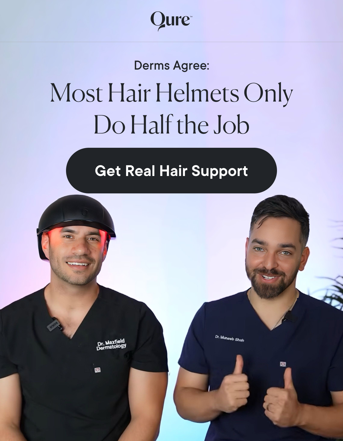 Derms Agree: Most Hair Helmets Only Do Half the Job