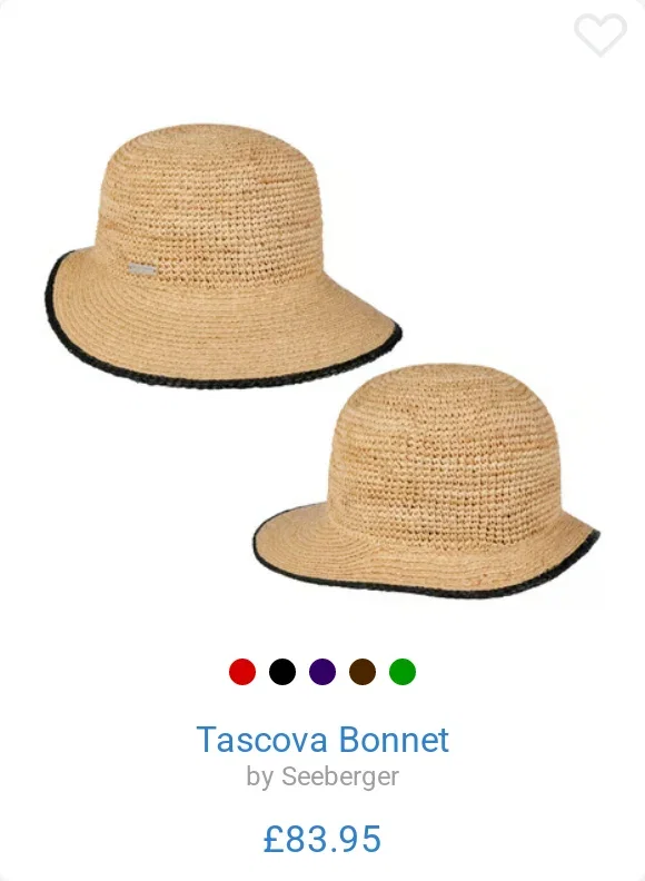 Tascova Bonnet by Seeberger