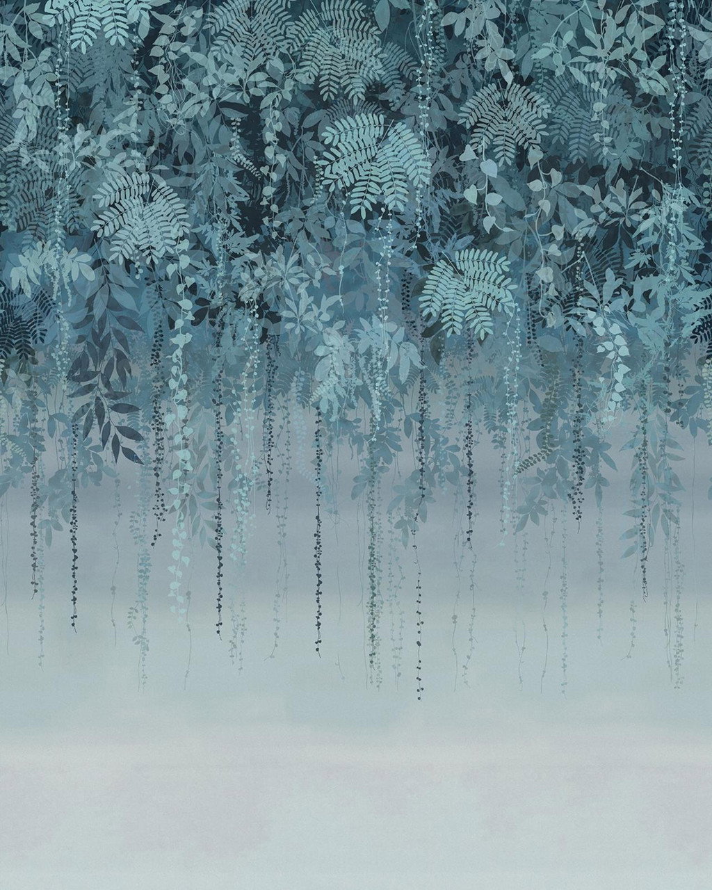 Enchanted Vale Midnight Bespoke Mural by Clarissa Hulse