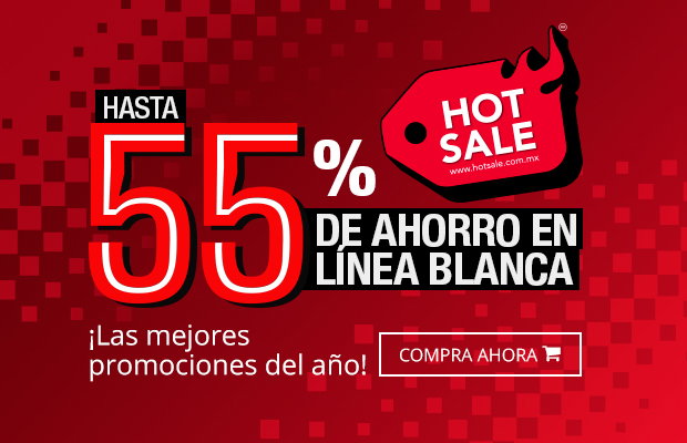 Línea blanca- 55% de ahorro