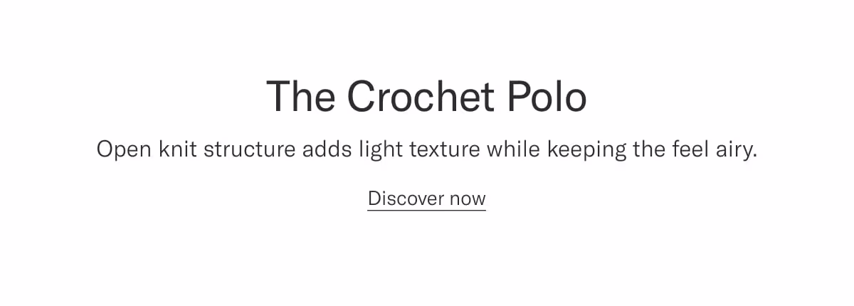 Crochet polos