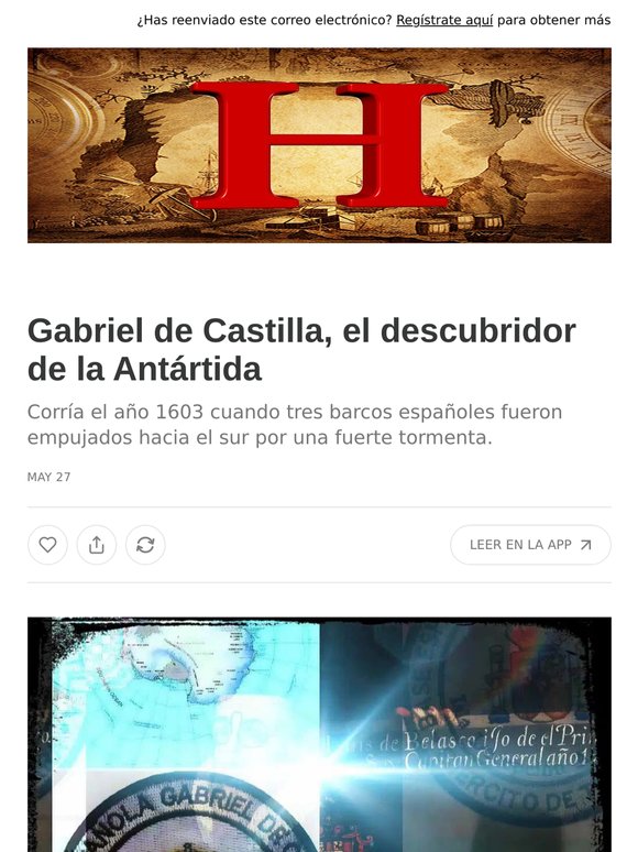 Gabriel de Castilla, el descubridor de la Antártida