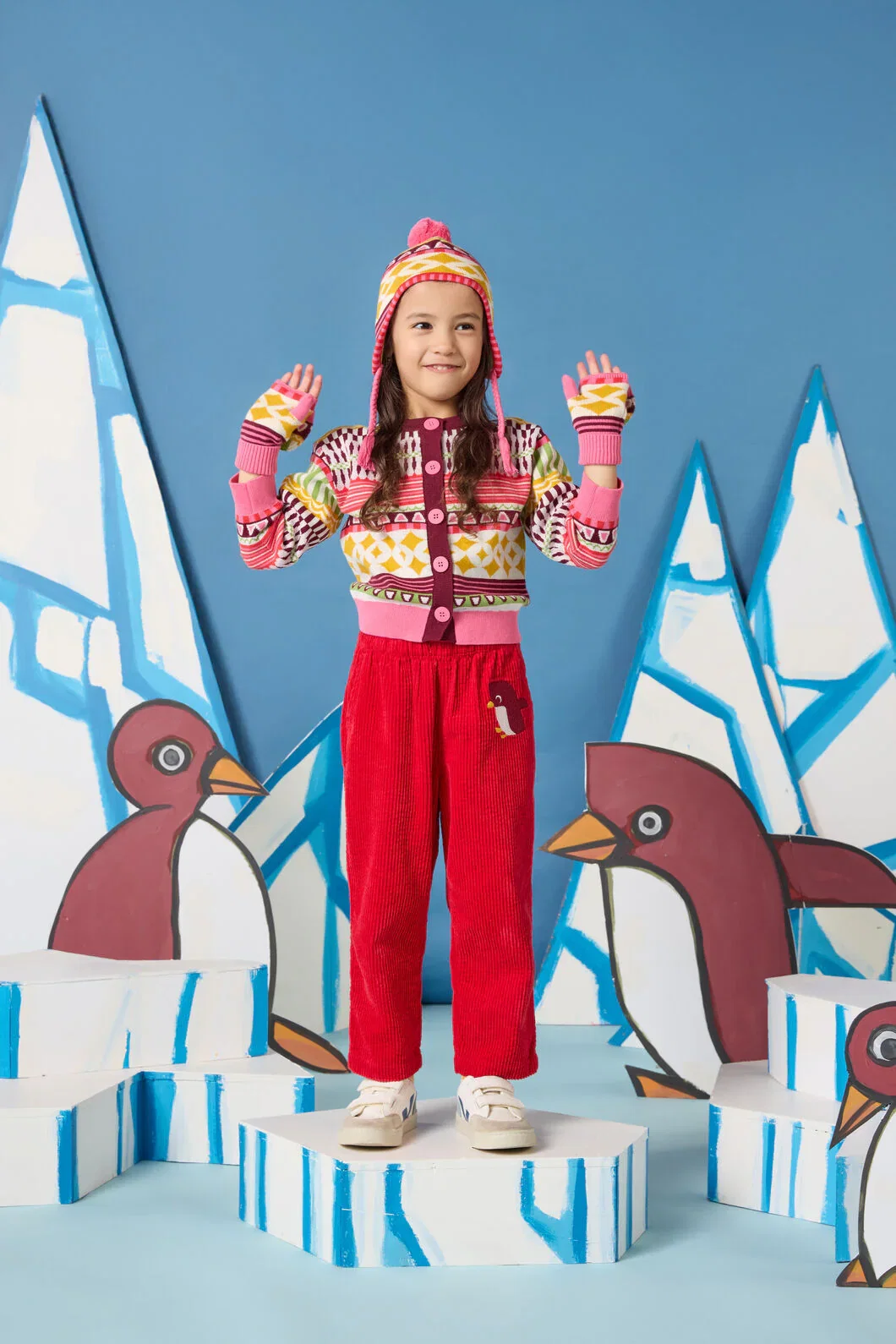 Image of Abstract Kids Cardigan