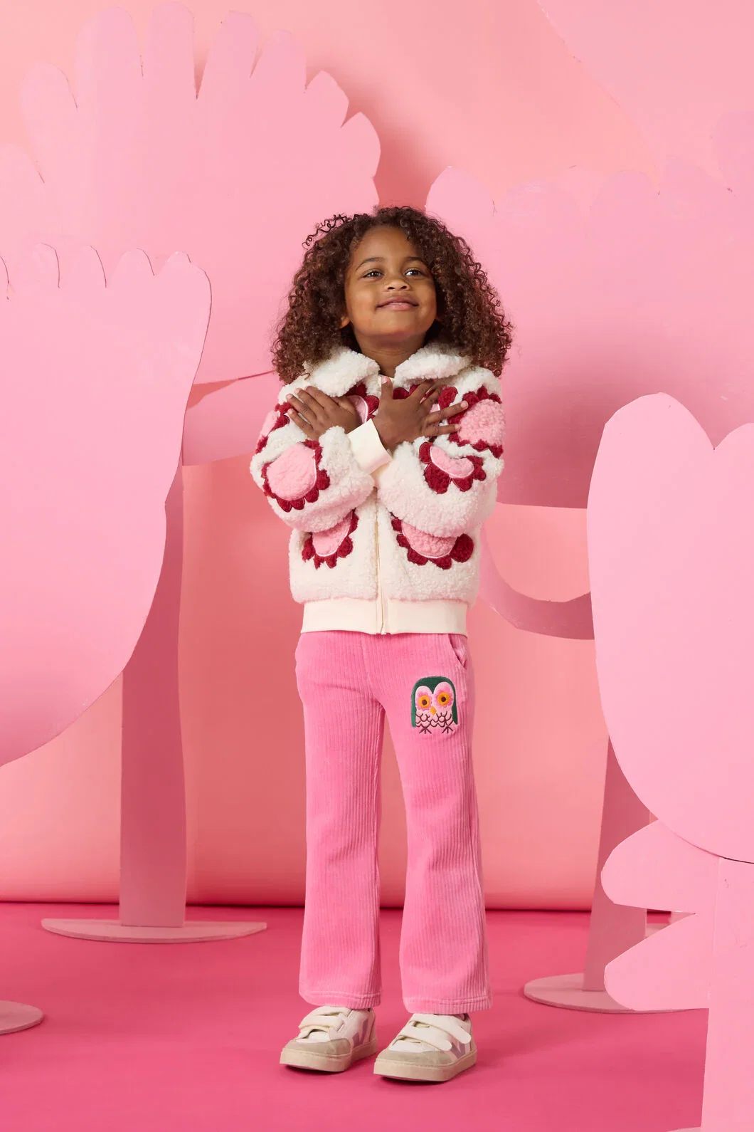 Image of Jumbo Rib Kids Wide Leg Trouser