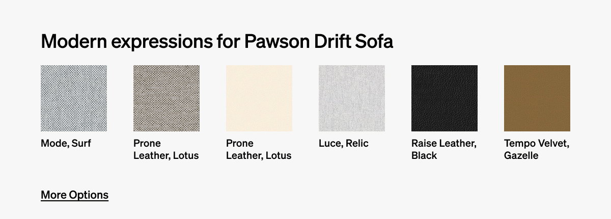 Shop Modern expressions for Pawson Drift Sofa