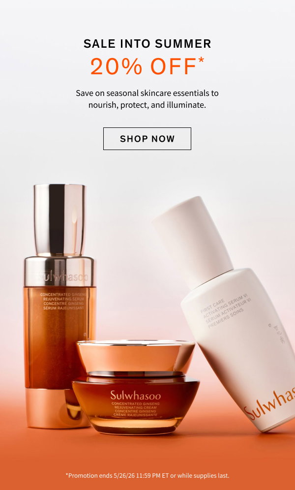 Enjoy 20% Off Sitewide