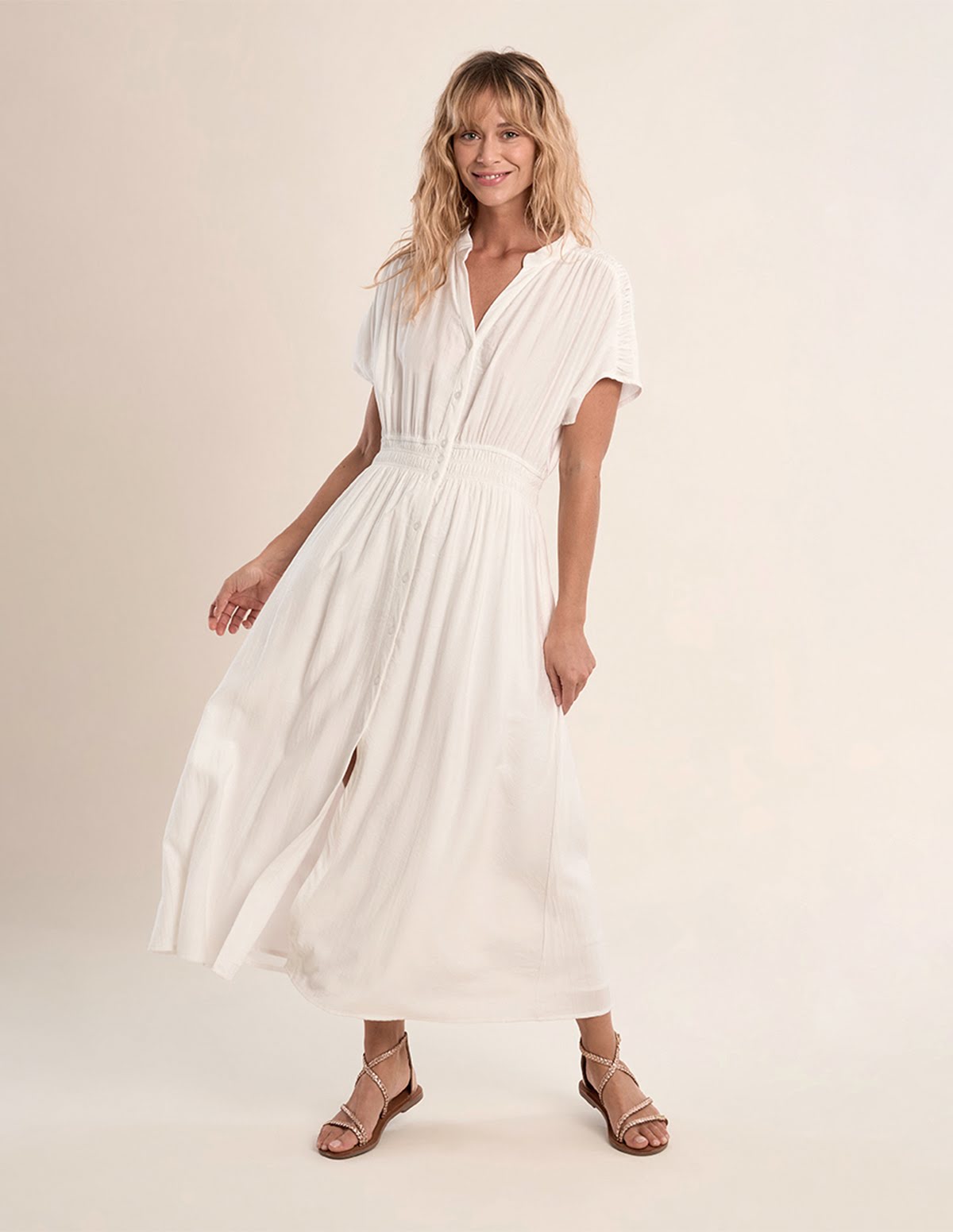 Maxi dress, shirt