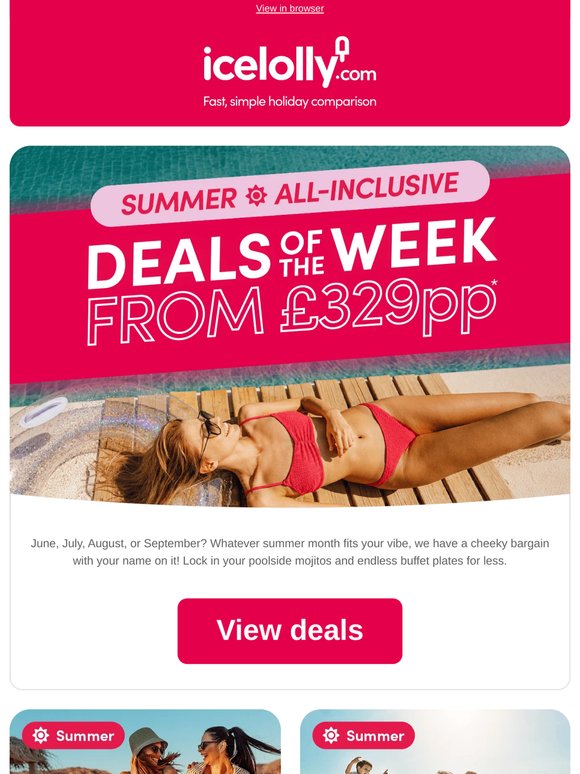 🏖 Sizzling all-inclusive steals! From £329pp