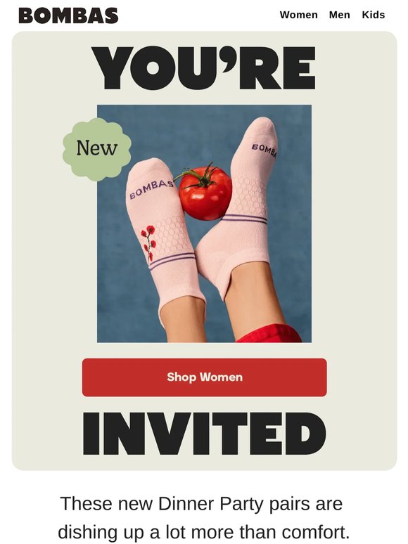 New Socks for Your Next Dinner Party