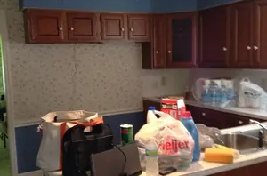 The clever way she added way more storage space in her kitchen—in 3 days!