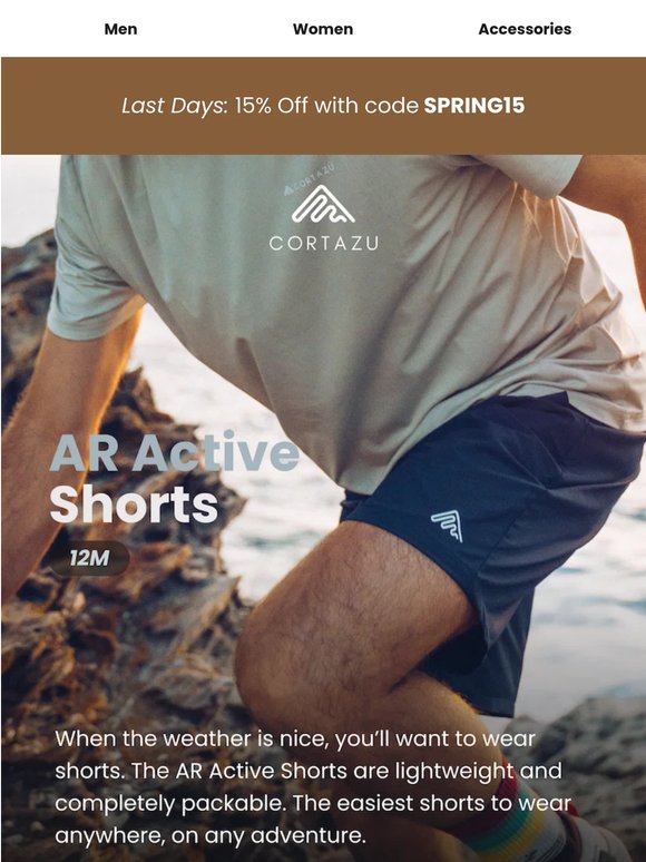 NEW: AR Active Shorts, Built for Summer ☀️