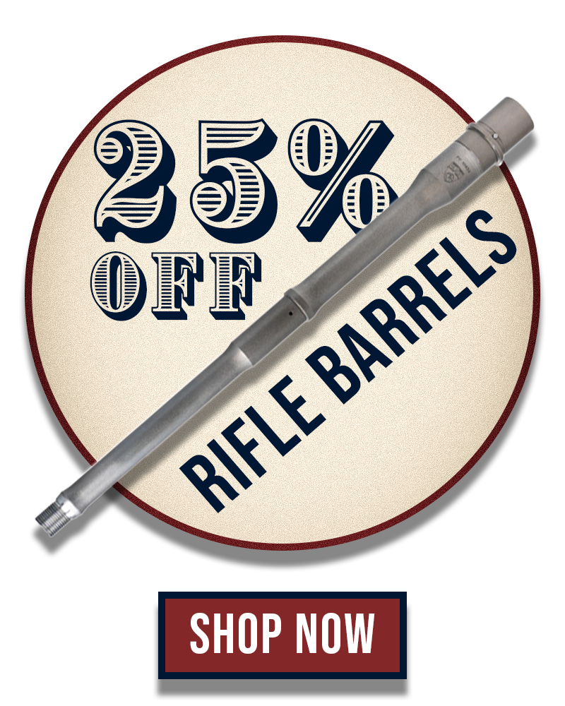 25% OFF RIFLE BARRELS SHOP NOW