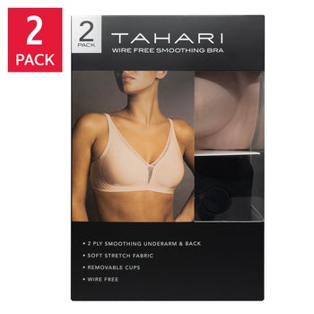 Tahari Women's Wirefree Bra, 2-Pack