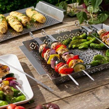 Henckels 8-Piece BBQ Trays and Skewer Set