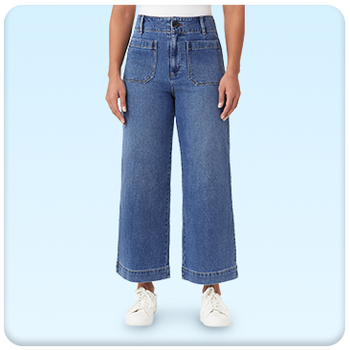 Scotch & Soda Women's Wide Leg Jean