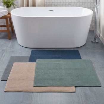 Cotton Woven Bath Mat