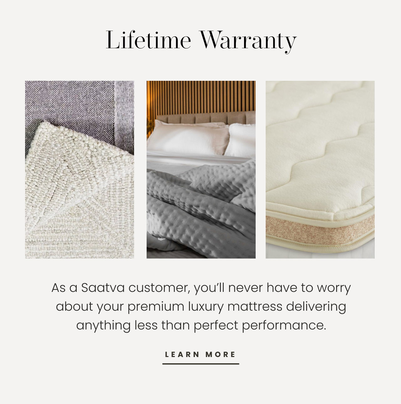 Lifetime Warranty | LEARN MORE