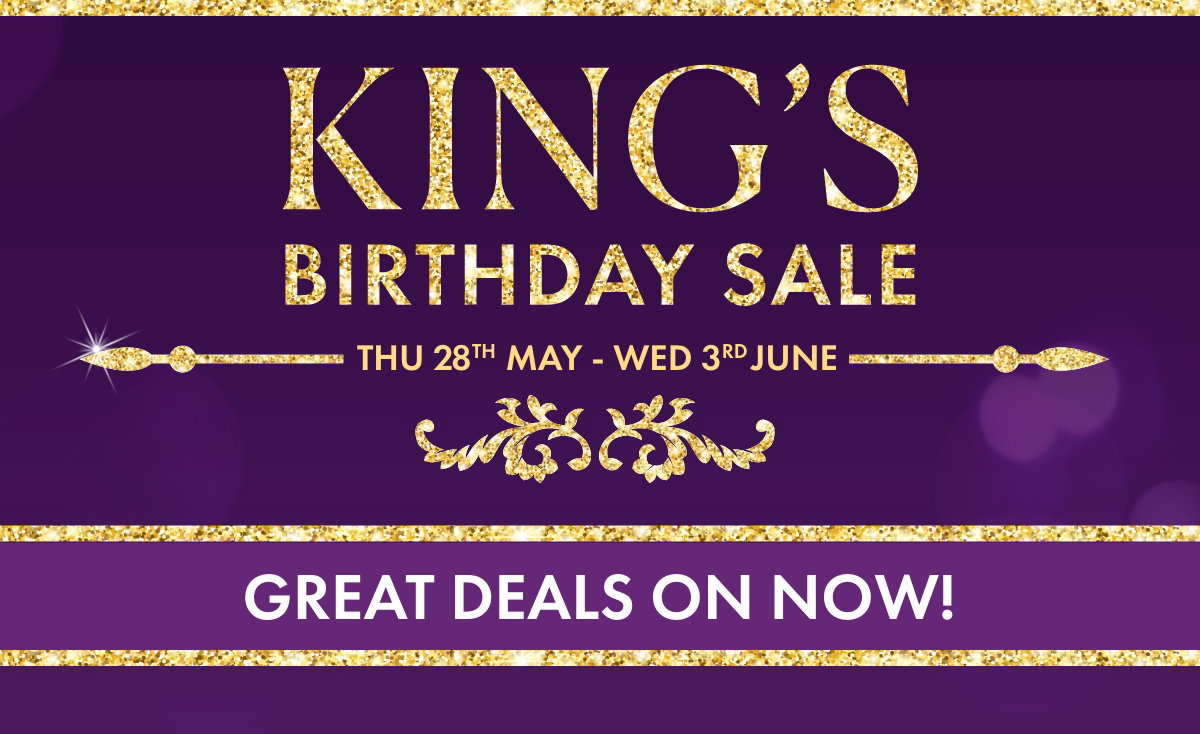 Kings Birthday Sale