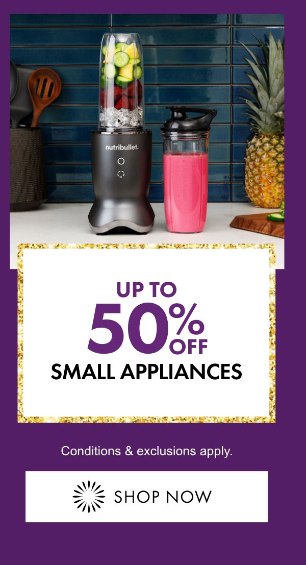 Up to 50% OFF Small Appliances