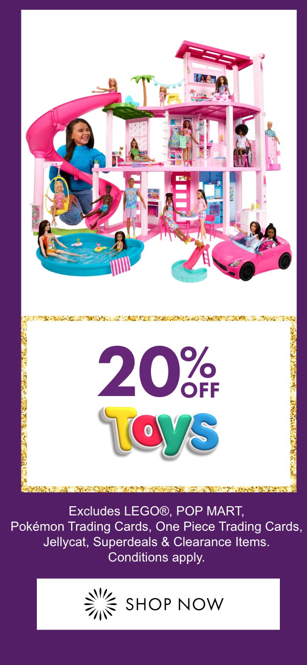 20% OFF Toys