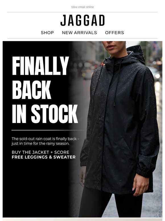 FINALLY BACK IN STOCK - plus score free leggings & sweater.