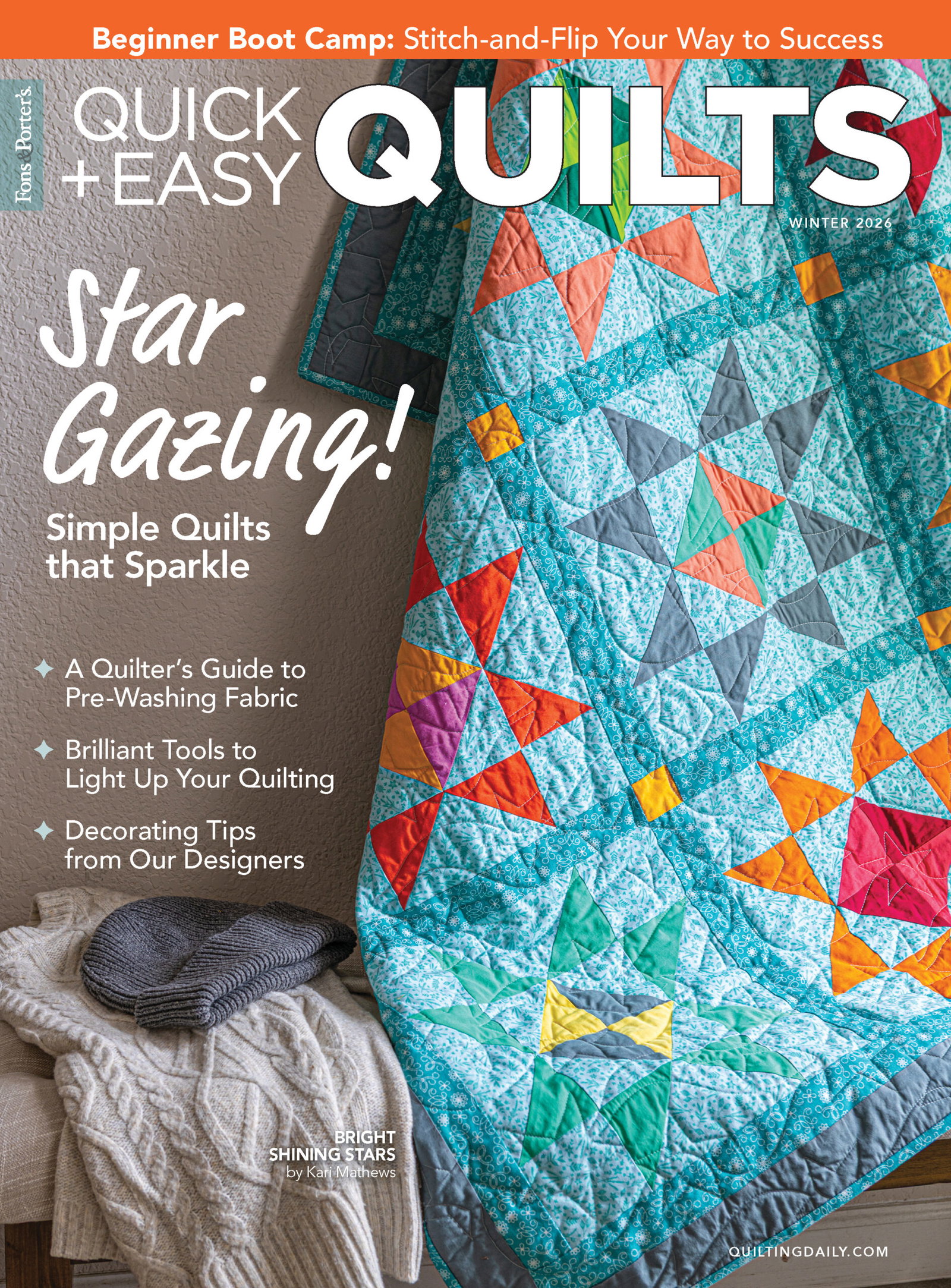 Quick + Easy Quilts Winter 2026 Print Edition