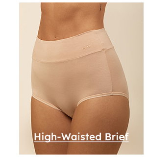 High-Waisted Brief in Chai